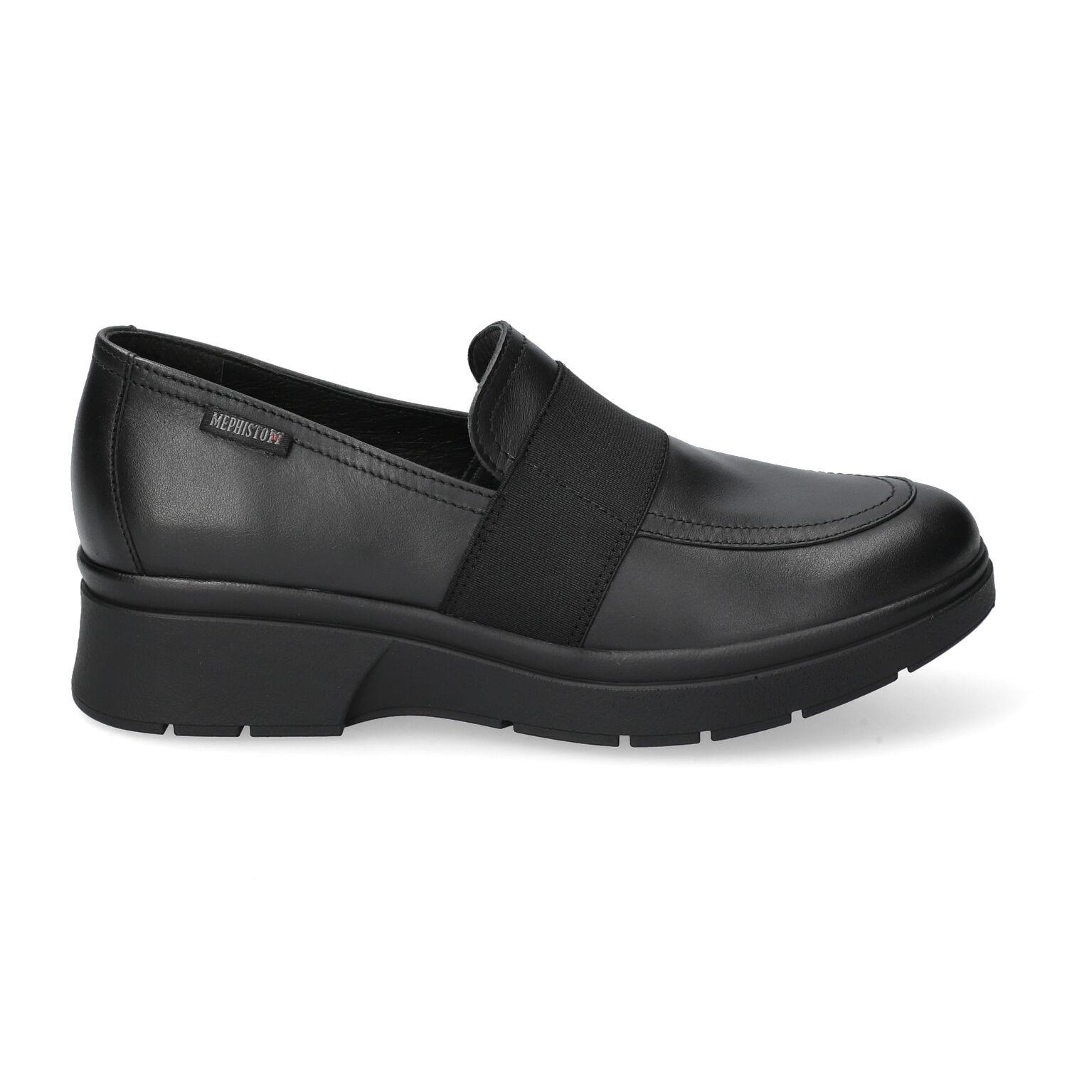 mocassins femme modèle Debby Noir - Mephisto